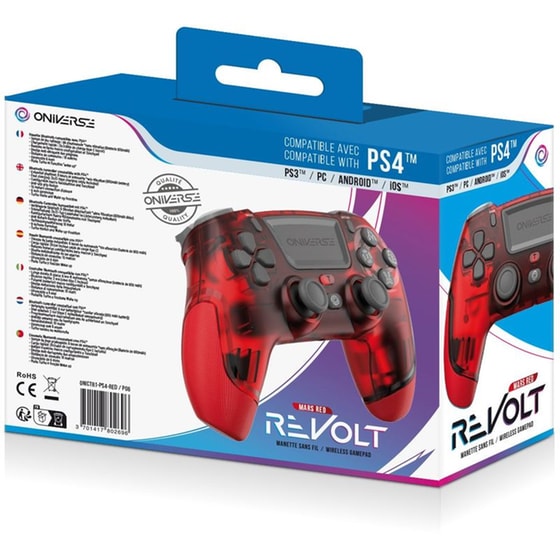 Oniverse Revolt Ασύρματο Χειριστήριο PS4 - Κόκκινο image 8