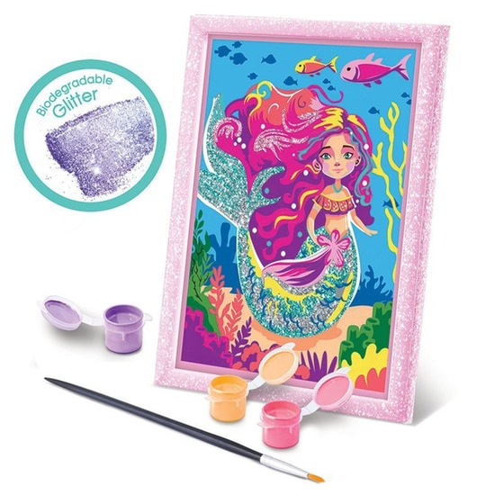 As Company Σετ Ζωγραφικής Paint & Frame Ζωγραφίζω Με Αριθμούς Mythical Mermaid image 5