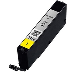 Συμβατό Canon Cli-571XL Κίτρινο Μελάνι Εκτυπωτή 0334c001