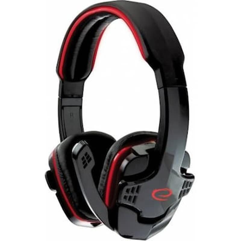 Esperanza Headphones With Microphone For Players Raven Red Egh310r