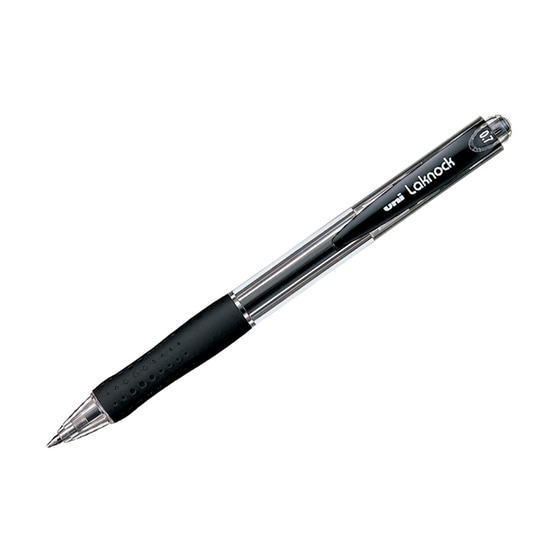 Στυλό Διαρκείας UNI Laknock 0.7 mm Μαύρο image 0