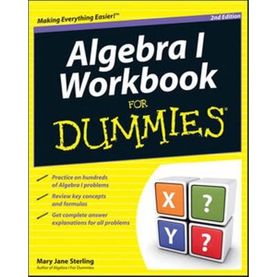 Algebra I Workbook For Dummies image 0