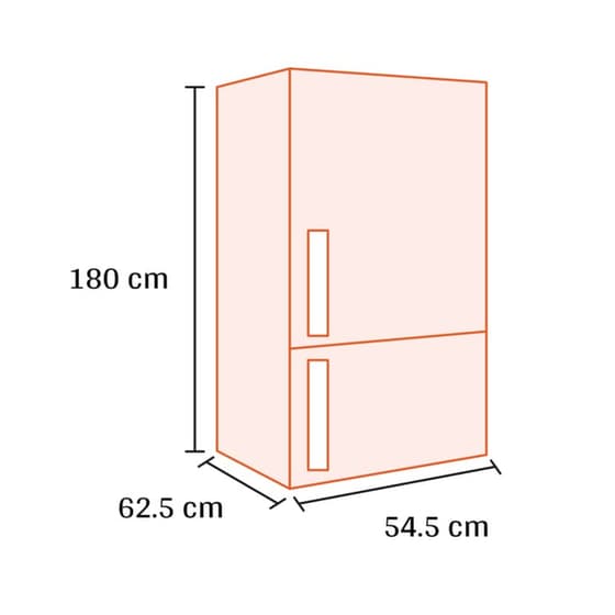 MIDEA MDRB380FGE01A Total No Frost 270 Lt Λευκό Ψυγειοκαταψύκτης image 1