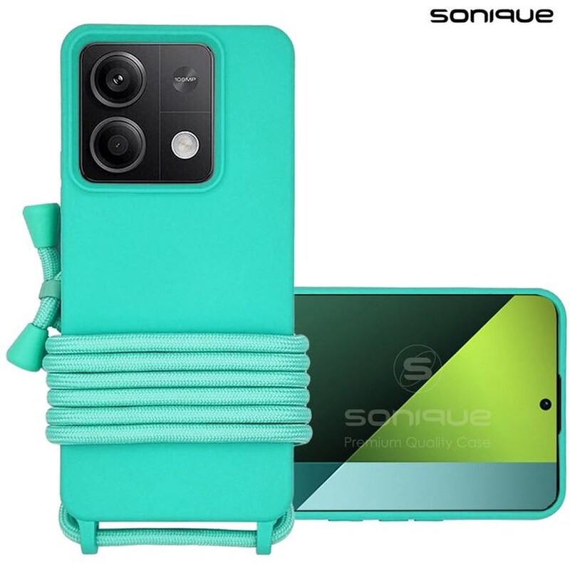 SONIQUE Θήκη Xiaomi Redmi Note 13 5G - Sonique Με Κορδόνι Carryhang - Γαλάζιο