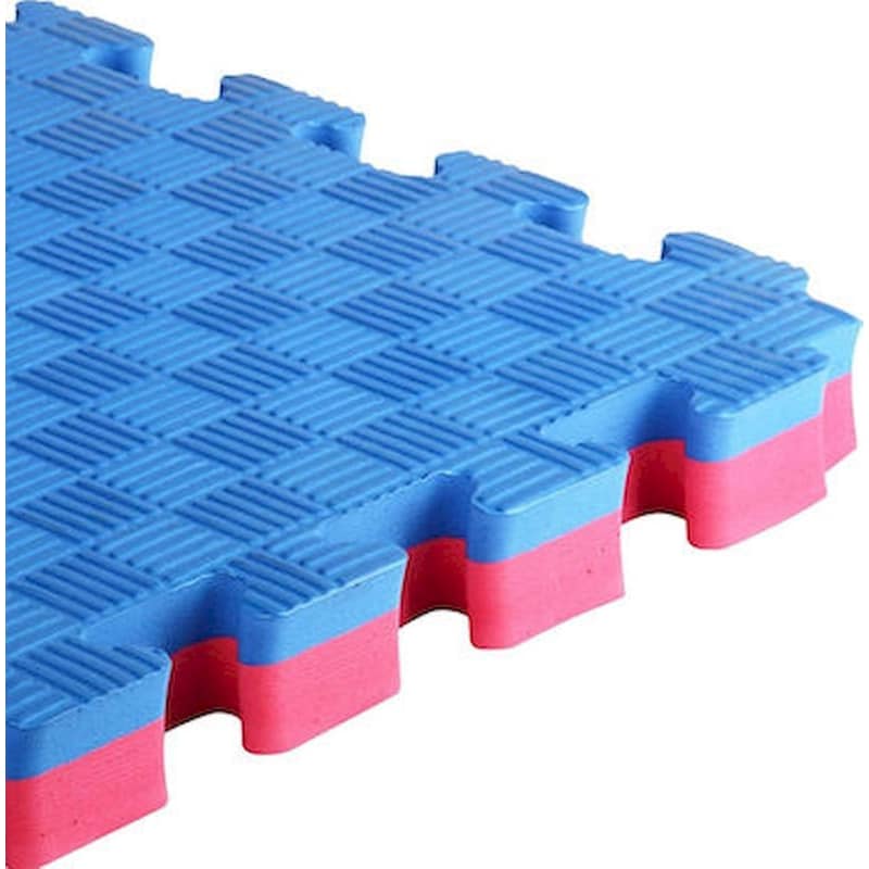 Δάπεδο Γυμναστικής Viking 104011 από EVA Foam Ασφαλείας 100x100x2cm - Μπλε/ Κόκκινο