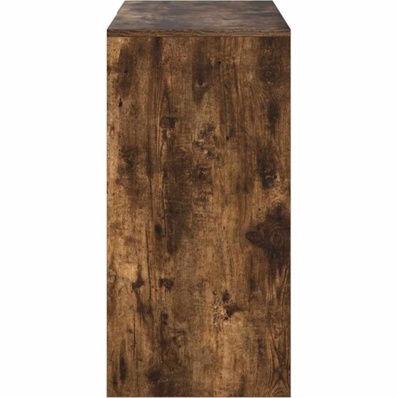 Γραφείο VidaXL από Επεξεργασμένο Ξύλο 90x37,5x75 cm - Καπνιστή Δρυς image 5