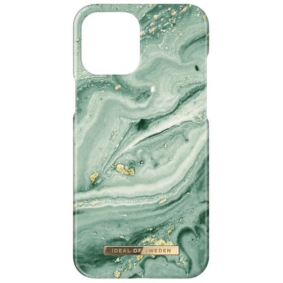 Θήκη Apple iPhone 13 Pro Max -iDeal of Sweden Fashion Case - Mint Swirl Marble image 0