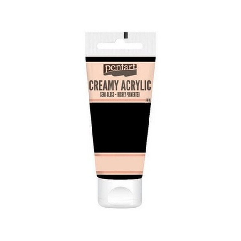 Χρώμα Ακρυλικό Creamy Semi-gloss 60ml Pentart – Black