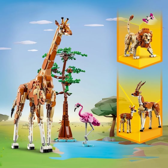 LEGO® Creator 3in1 Wild Safari Animals (31150) image 1
