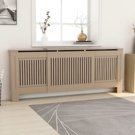 Vidaxl Κάλυμμα Καλοριφέρ 205 Εκ. Από Mdf