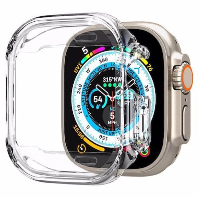 SPIGEN Θήκη Spigen Ultra Hybrid για Apple Watch Ultra 49mm - Crystal Clear