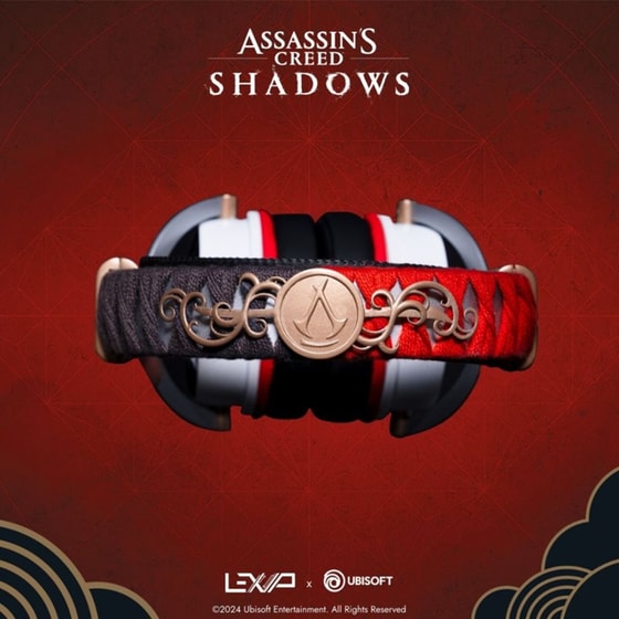 Lexip x Ubisoft Assassin's Creed Shadows Gaming Ασύρματα Ακουστικά Bluetooth/3.5mm/2.4 GHz - Λευκά/Κόκκινα image 13