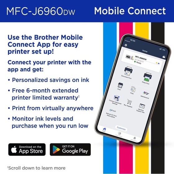 Brother MFC-J6960DW Έγχρωμο Πολυμηχάνημα Inkjet A3 με WiFi (MFCJ6960DW) image 1