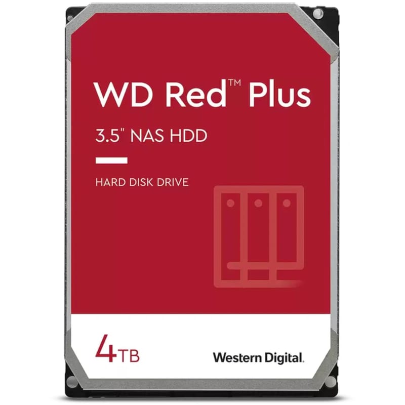Εσωτερικός Σκληρός δίσκος HDD WD RED PLUS 4TB SATA WD40EFPX