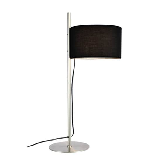 Πορτατίφ Aca Od90451tbn Μεταλλικό 25x35x66 cm - Ασημί/Μαύρο image 0