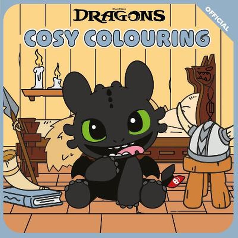 DreamWorks Dragons: Cosy Colouring