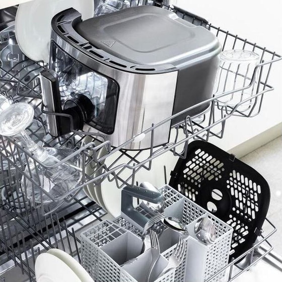 INNOVA GOODS V0103717  με Αποσπώμενο Κάδο 1700 W 6.5 L Inox Φριτέζα Αέρος image 5