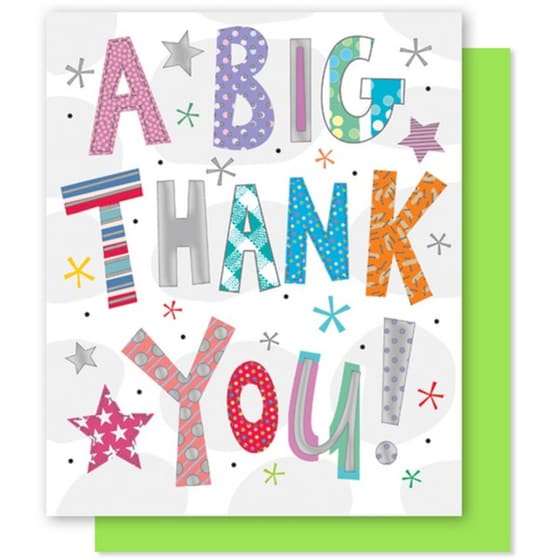Ευχετήρια Κάρτα GNF A Big Thank You image 0