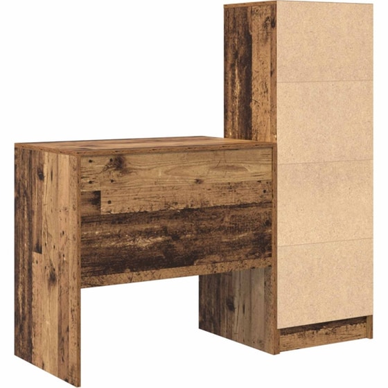 Γραφείο VidaXL 125,5x50x127 cm - Παλιό Ξύλο (2 τεμ.) image 6