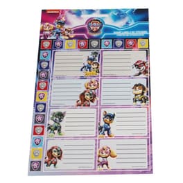 Αυτοκόλλητες Ετικέτες Gim Paw Patrol Με Αυτοκόλλητα (16 Τεμάχια)