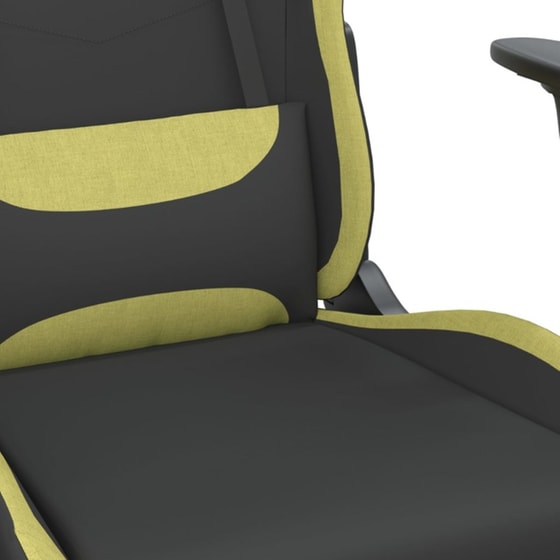 Καρέκλα Gaming VIDAXL 3143748 με Υποπόδιο - Μαύρο image 6