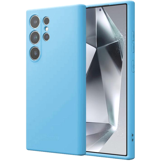 Premium Θήκη Σιλικόνης - Samsung Galaxy S24 Ultra - Crong Color - Blue (crgcolrsgs24ulblu) image 0