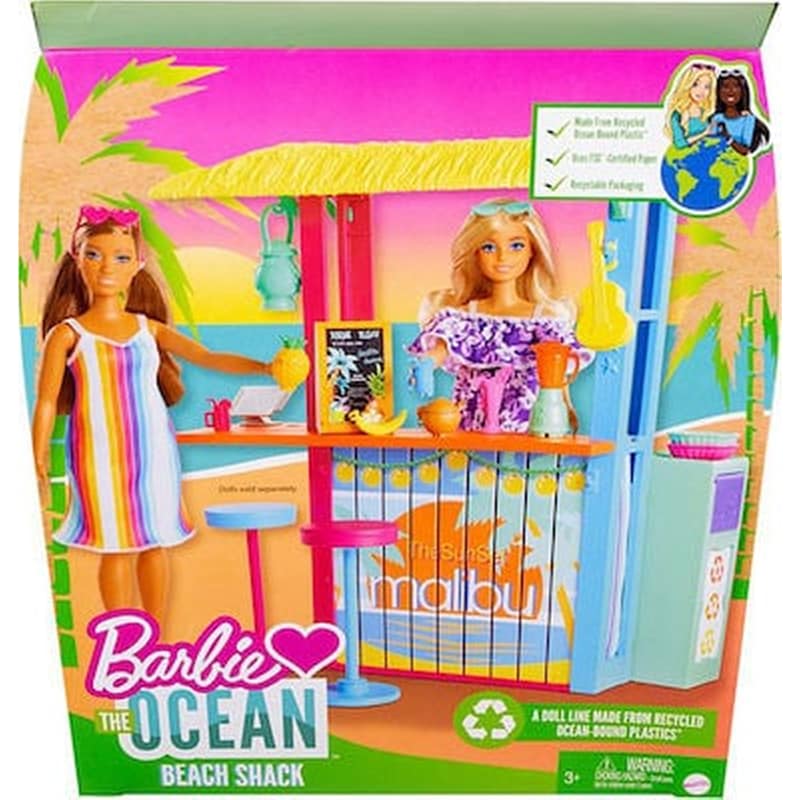 MATTEL Barbie Loves The Ocean Beach Shack Playset