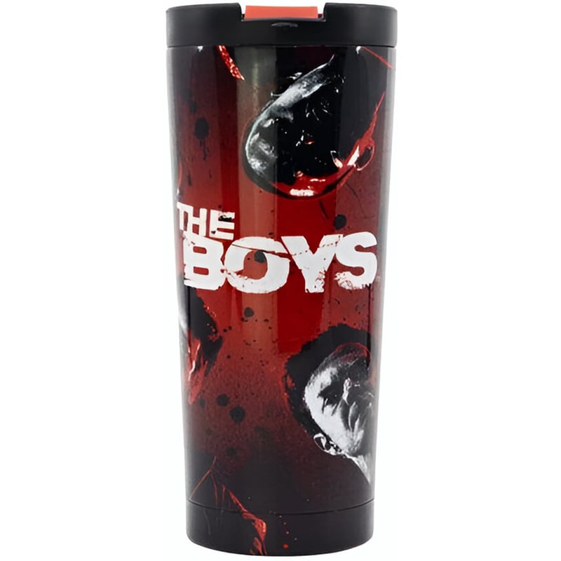 STOR Κούπα Θερμός Stor The Boys Πλαστική 425 ml - Κόκκινη/Μαύρη