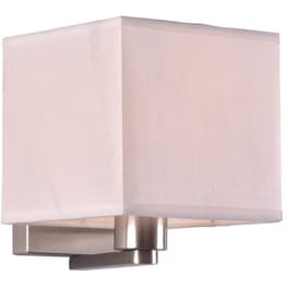 Φωτιστικό Τοίχου Homelighting Dea 77-3559 - Ασημί/Λευκό