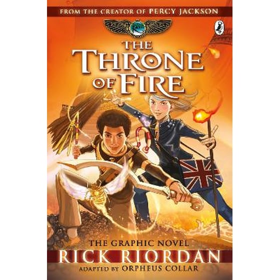 Throne of Fire: The Graphic Novel (The Kane Chronicles Book 2) image 0