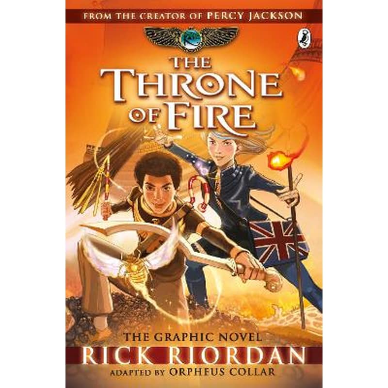 Throne of Fire: The Graphic Novel (The Kane Chronicles Book 2)