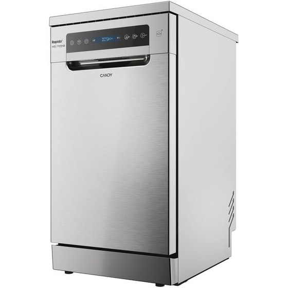 CANDY CF0C7SB0FX για 10 Σερβίτσια Inox Πλυντήριο Πιάτων image 1