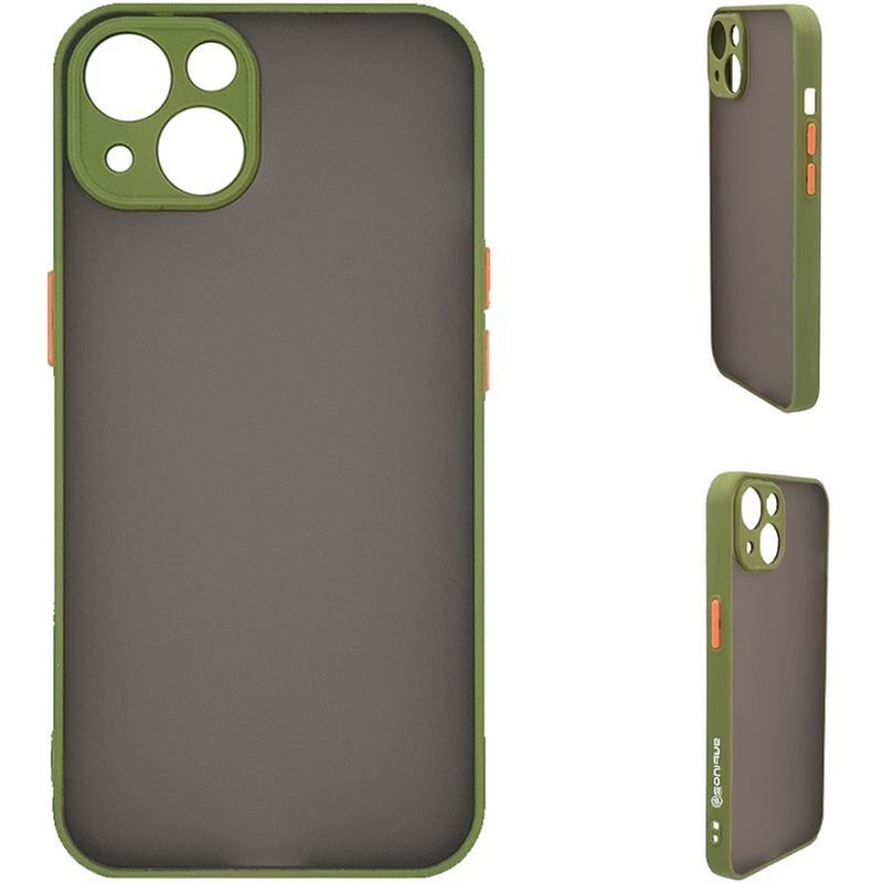 Θήκη Apple iPhone 14 - Sonique Color Button Bumper - Πράσινο