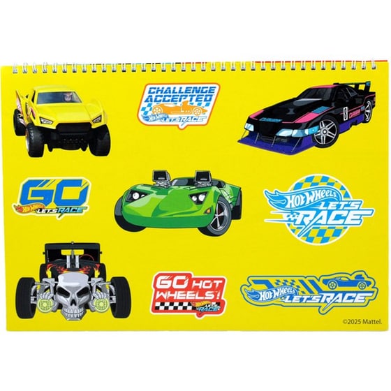 Μπλοκ Ζωγραφικής Gim A4 40Φ Hot Wheels image 2