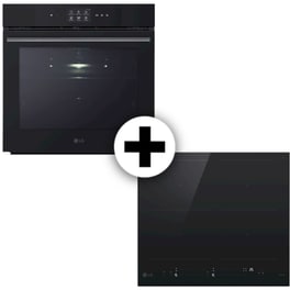 LG WSED7667M & CBIZ2437B InstaView™ 76 Lt Ανθρακί Εντοιχιζόμενος Φούρνος Άνω Πάγκου
