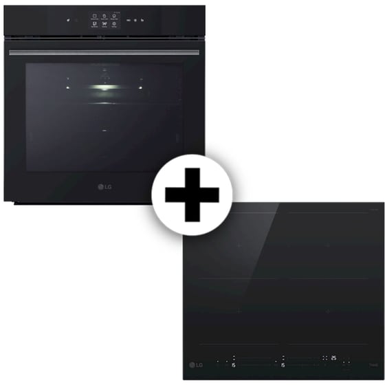 LG WSED7667M & CBIZ2437B InstaView™ 76 Lt Ανθρακί Εντοιχιζόμενος Φούρνος Άνω Πάγκου image 0