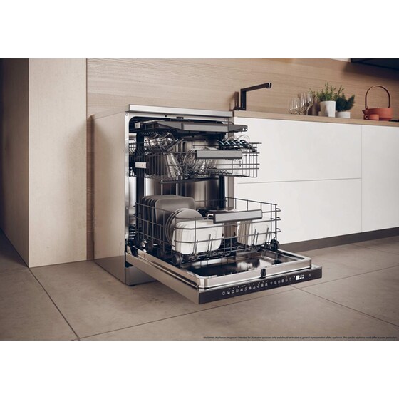 HAIER XF 5C4M1X για 15 Σερβίτσια Inox με WiFi Πλυντήριο Πιάτων image 12