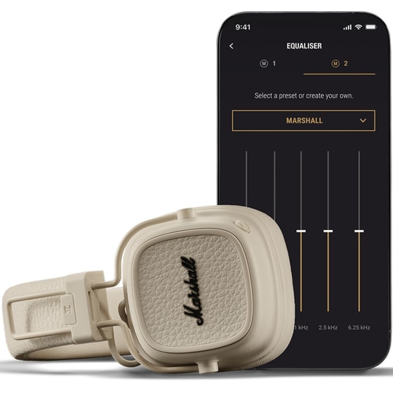 Marshall Major V Ακουστικά Κεφαλής - Cream image 4