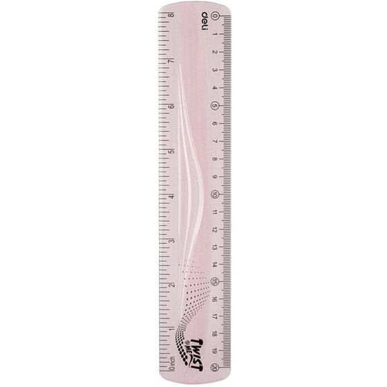 Χάρακας Deli PS Ultra Flexible 20 cm (1 Τεμάχιο) image 2