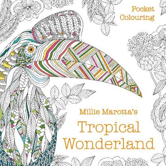 Millie Marotta's Tropical Wonderland Pocket Colouring image 0