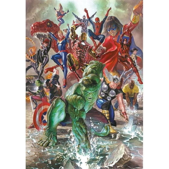 Παζλ Clementoni Marvel Heroes (500 Κομμάτια) image 1