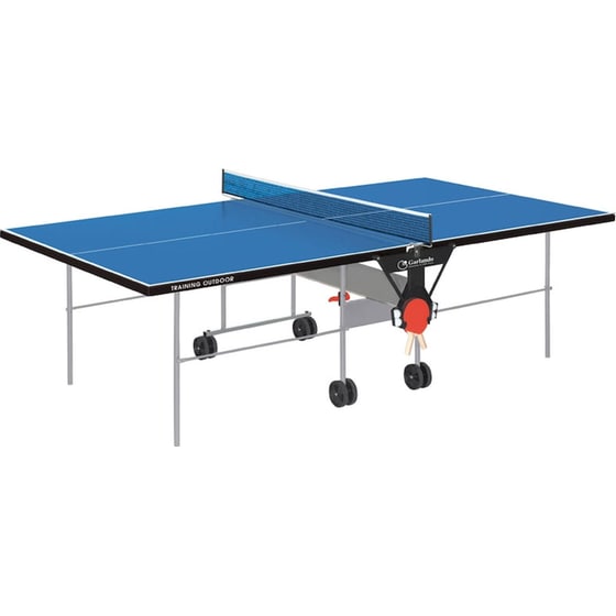 Τραπέζι Ping Pong Εξωτερικού Χώρου Garlando Trainin 274x152.5x76cm Αναδιπλούμενο - Μπλε image 0