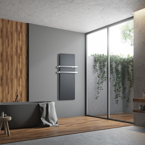 RADIALIGHT ICON 10 2B Πετσετοκρεμάστρα Μπάνιου με WiFi 1000W Γκρι image 3