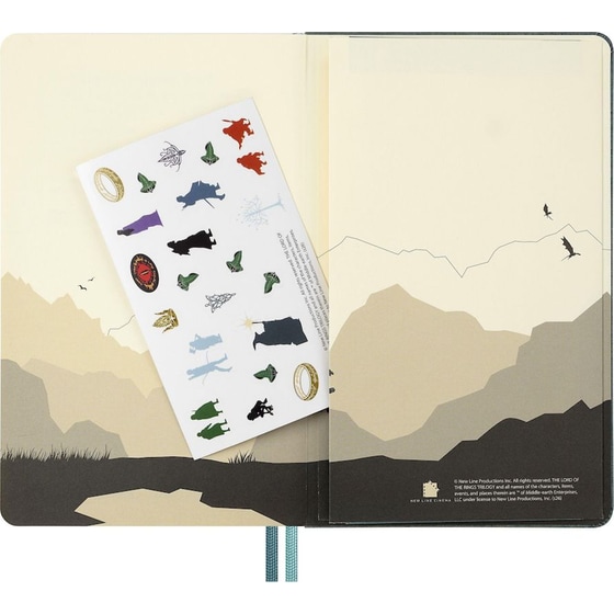 Σημειωματάριο Moleskine Limited Edition The Lord of the Rings Aragorn Journey Ριγέ L Hardcover (1 Τεμάχιο) image 5