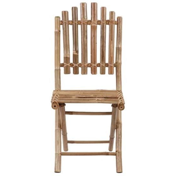 Καρέκλες Κήπου Vidaxl Πτυσσόμενες  από Μπαμπού με Μαξιλάρια 2 Τεμ. 50x42x92cm - Ανθρακί image 4