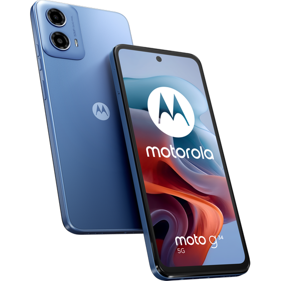 Motorola Moto G34 5G 128GB - Ice Blue image 5