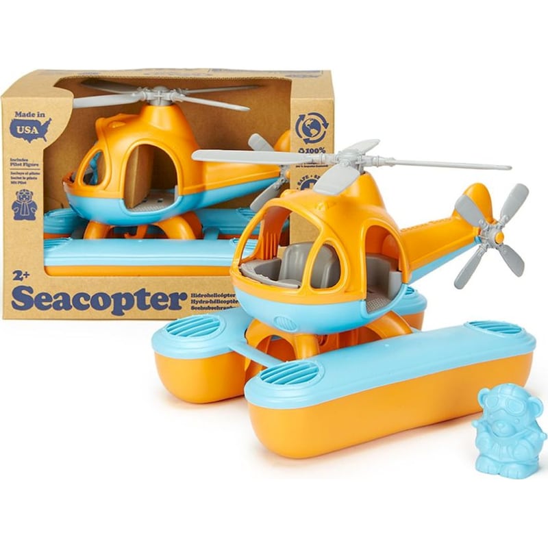 GREEN TOYS Green Toys: Sea Copter – Orange (seco-1064)