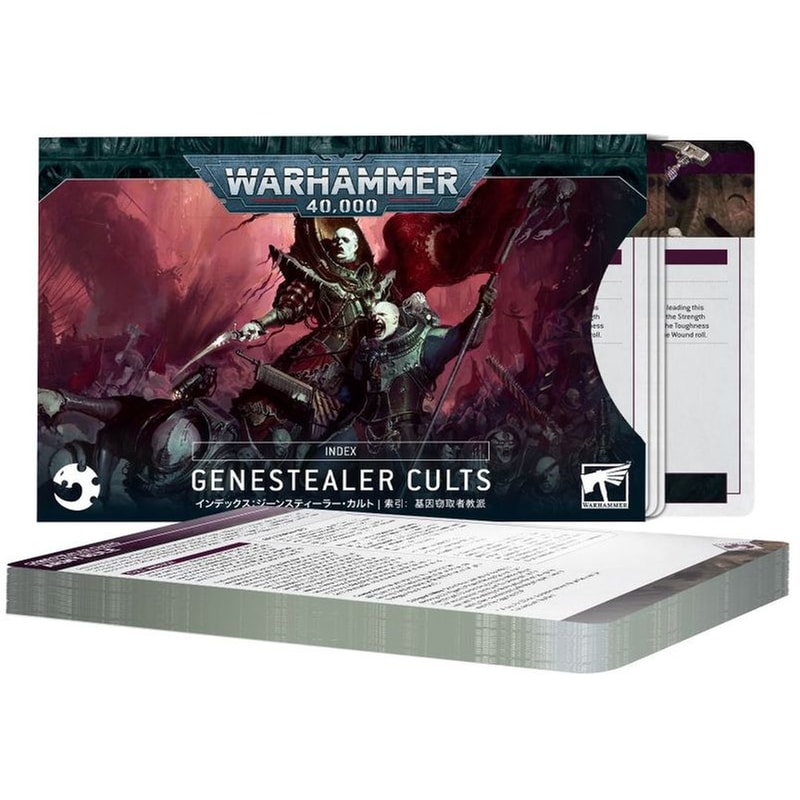 Index Cards: Genestealer Cults Warhammer 40k GAMES WORKSHOP