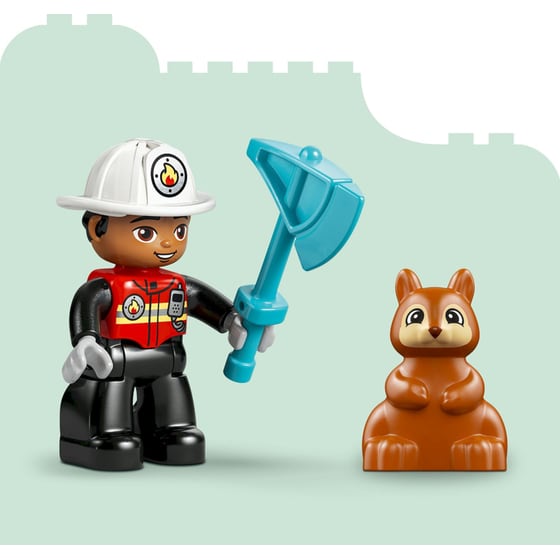 LEGO® DUPLO® Town Πυροσβεστικό Όχημα με Μάνικα και Πυροσβέστη (10473) image 7