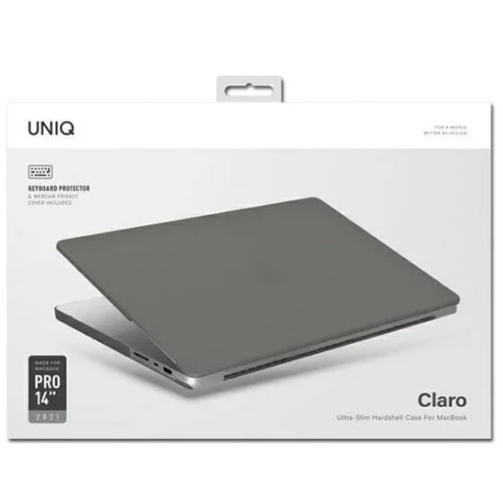 Θήκη Laptop Uniq Claro MacBook Pro 14'' 2021 - Matte Grey image 3
